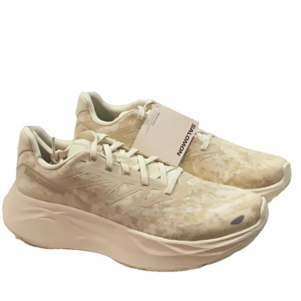 NEW SALOMON Women's Beige Running Shoes